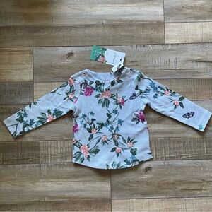 NWT Joules baby girl long sleeve shirt, size 9-12 months